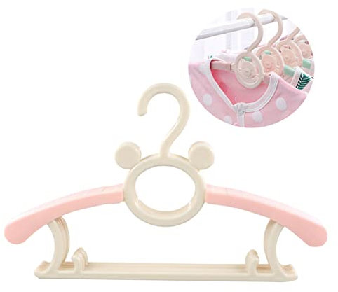 PRETYZOOM 20St kleiderständer Kleiderbügel Kinderhänger lustiger Kinderanhänger Pullover Verstellbarer Kinderbügel Kleidung Wäscheständer Baby