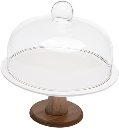 Cabilock Supporto Per Dolci Supporto Per Torte Coperchio A Cupola Per Torte Pane Pratico Vassoio Per Snack E Dessert Copertura Per