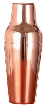CQJJXKYC Cocteleras Coctelera de Dos Piezas de 650 ml/Herramientas de Bar Cocteleras de Metal de Acero Inoxidable Juego de Cocktail Shaker(Copper Color)
