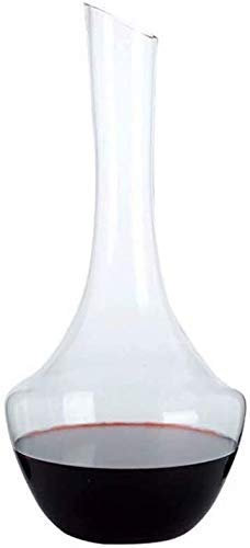 DEFBOW Set Decanter per Whisky per Uomo Decanter Creativo Vino Rosso Decanter Veloce per la casa Piccola brocca per Vino Rosso Decanter in Cristallo per Vino Set da 1,1 l Bicchiere da Whisky