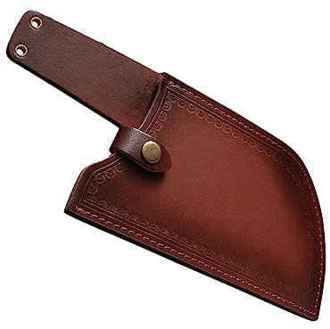 HOUDERCO Artificial Leather Knives Case Protector Sleeve Storage Cover Kitchen Knife Accessory Sheath for Safe Protection