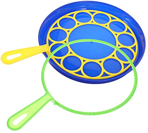 CIYODO Seifenblasenstäbe-Set Mit Variablen Löchern Für Große Und Kleine Blasen Für Garten Party Und Outdoor-aktivitäten Langlebiges Plastikspielzeug Für Junge Mädchen