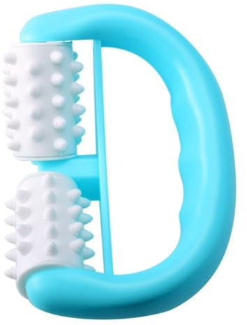 NIYANGLE Cellulite Massager Körperroller mit Ergonomischem Griff Rotierende Gummispirale zur Faszienmassage Fördert Durchblutung und Hautelastizität Geeignet für Bauch Beine Nass oder