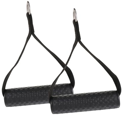 PRETYZOOM 2 Piezas Asas de Fitness Ergonómicas Antideslizantes para Máquina de Poleas Mango Resistente para Cuerda de Tensión para Entrenamiento Deportivo