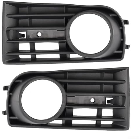 Frontstoßstange Unteres Gitter Nebelscheinwerfer Abdeckung Set Links und Rechts für Golf 5 MK5 2003 2009, OEM 1K0853665B 1K0853666B ABS Aftermarket Ersatzteile