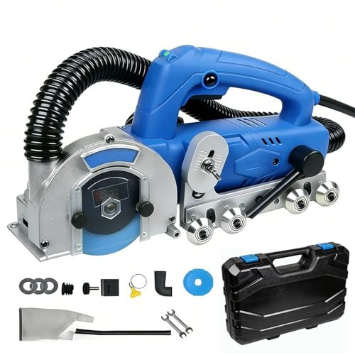 Sunseota Herramienta eléctrica for Quitar lechada, Removedor eléctrico de lechada de 1200 W, máquina para Eliminar lechada de Azulejos de 9000 RPM con Cuchilla de Diamante