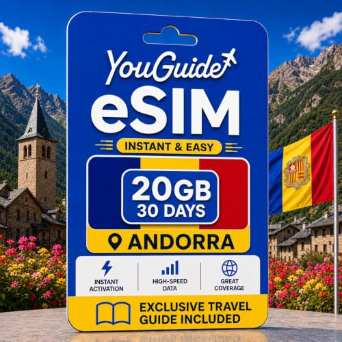 Andorra eSIM 20GB 30Days