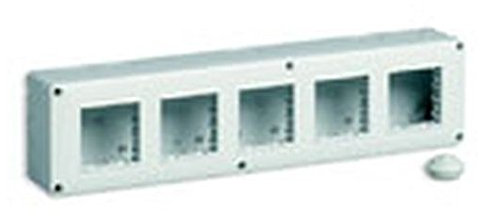 Vimar scatole di superficie - Scatola ip40 10 modulo 2x5 serie piatta