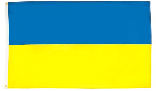AZ FLAG Flagge Ukraine 150x90 cm Ukrainische Leichtes Polyester 2 Ösen