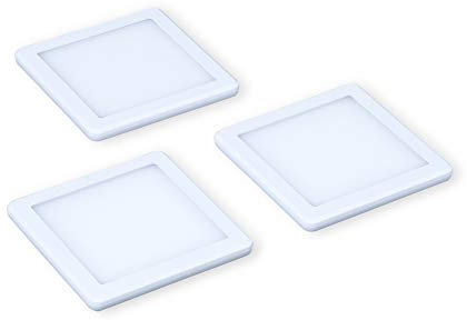 kalb Material für Möbel LED Unterbauleuchten Küchenleuchte Küchenleuchten Panel Unterbauleuchte Küche, Auswahl:3er SET, Lichtfarbe:warmweiß