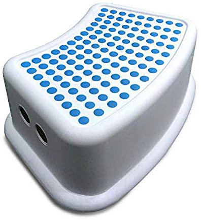 Addis Kids Bathroom Booster Step Stool, navy teal