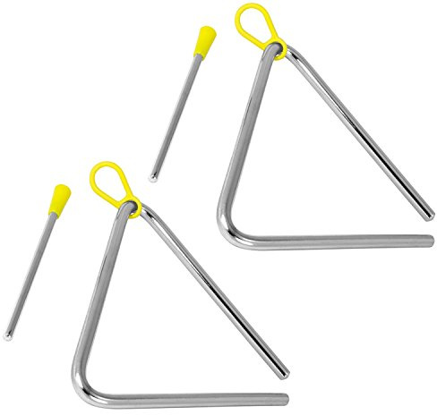 TIGER 15 cm 2 Stück Triangle Instrument mit Schlägel