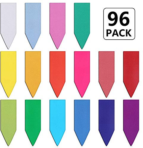 96 Pieces Arrow Shaped Magnetic Bookmark Colorful Magnet Page Markers Magnetic Page Clips for Students Teachers School Home Office Reading Supplies (Bright Color Set)