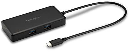 Kensington G1000P Mini Dock USB-C Video 4K via HDMI con Passo di Potenza 85W per Chromebook, Windows, MacBooks, iPad e altri dispositivi di tipo C (K35200WW) Nero