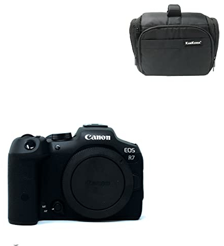 KamKorda Camera Bag + R7 Mirrorless Digital Camera Body, 32.5MP APS-C CMOS Sensor, 4K60 10-Bit Video + 2 Year Warranty