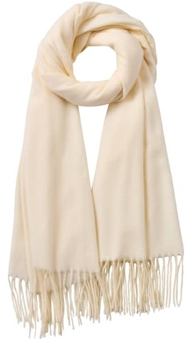 fauson Winter Scarf for Women - Soft Shawl Wraps Winter Scarves with Tassel