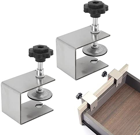 CHEOTIME 2 Stück C Klemme, 12 X 4,6 X 6,8 cm, Schraubklemme Schrank Hardware Vorrichtung Elektrostatisches Sprühen C Zwingen für Verschiedene Größen Der Schubladenfläch