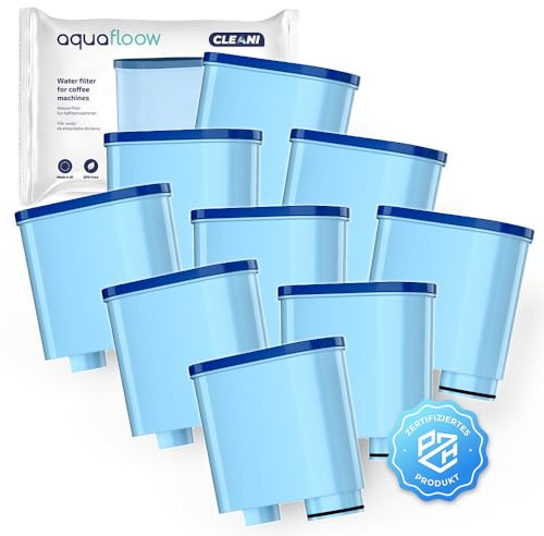 Aquafloow 9X Water Filter CLEANI for Saeco and Philips Coffee Machines | Compatible with Philips AquaClean CA6903/10 CA6903/22 CA6903 Limescale Filter, Filter Cartridge for Automatic Coffee Machines