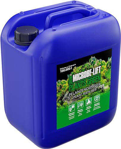 Aquarium plant fertiliser – ARKA Plants Green 5000 ml – promotes lush growth & deep roots – complete liquid fertiliser with iron, vitamins & trace elements – easy dosing – for vibrant freshwater tanks