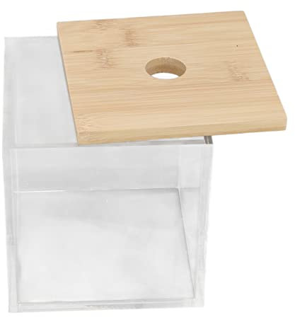 Kaffeepadhalter Mit Deckel, Aufbewahrungsbox Für Kaffeepads aus Acryl, Transparente Präsentationsbox, Schreibtisch-Organizer, Kaffeekapseln, Behälter Für Süßigkeiten