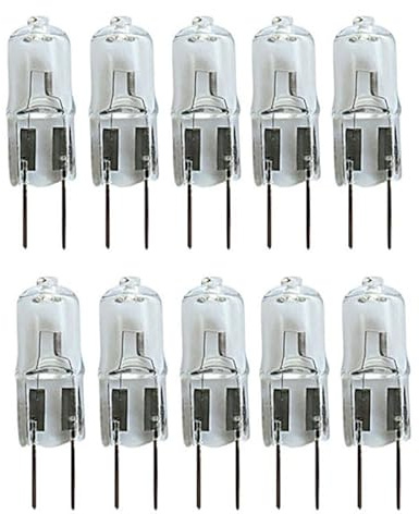 UGEFKMQ 10Pc Ampoule Halogène G4 24V 20W Lampe Halogene G4 24V 35W 50W Ampoule À Capsule Projecteurs Halogènes Blanc Chaud Dimmable,50W