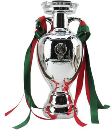 2024 Campionato Europeo di Calcio Tedesco Coppa del Trofeo in Resina Incisione Gratuita E Regalo per I Fan,44cm
