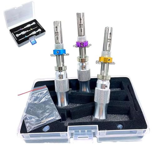 Set di strumenti per grimaldelli tubolari in acciaio inossidabile, strumento manuale regolabile con chiave a brugola e scatola per riparazioni auto, guarnizioni, guarnizioni e manutenzione guarnizioni