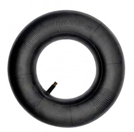 QsEzDo 1 Pack 3.50/4.00-6 Nature Rubber Replacement Inner Tube, with TR13 Strainght Valve Stem, Fits 4.10/3.50-6 13x4.00-6, 4.00-6, work for Wheelbarrows, Go Kart, and more