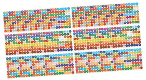 DIYEAH 8 Sets Flaschendeckel Etiketten Für Ätherische Öle Kunststoff Ölflaschen Für Ätherische Aufkleber Etiketten Deckelaufkleber
