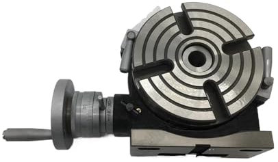 CIJIAOPOYU HV6 Rotary Table CNC 150mm 6” Indexing Table MT2 Vertical and Horizontal for CNC Milling and Grinding Machines