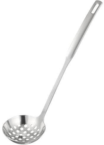Homoyoyo Cuchara De Acero Inoxidable Colador Para Olla Caliente Para Servir Comida Restaurante o Hogar Cuchara Sopera