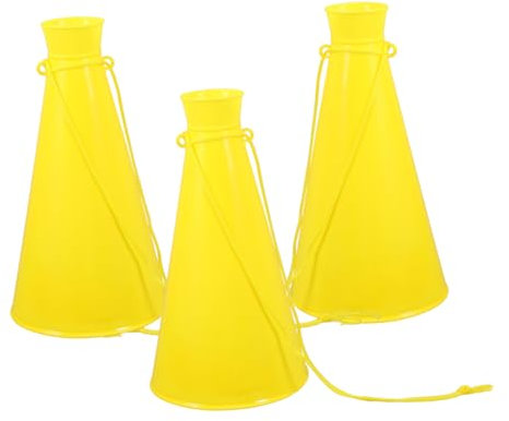 HANABASS 3stücke Cheer-Megaphone Aus Abs Party-tröten Für Fans Jubelspielzeug Für Sport Und Konzerte Spielzubehör Für Anfeuerung Partygeschenke Für Fußballspiele Und Mehr