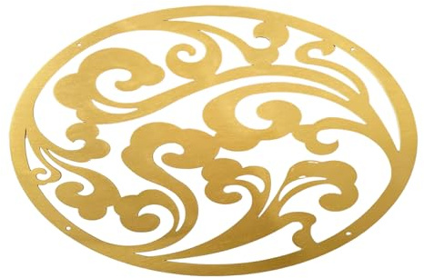 Kopparskiva fågelbad, säker ren koppar rengöringsdisk alger förebyggande och vattenfräschhet, perfekt för trädstatyer, dammar, balkong, vinteranvändning, lägenhet, utomhusutrymmen