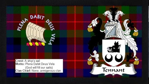 Tennant Scottish Clan Scotland Bar Mat Runner Pub Home Great Souvenir