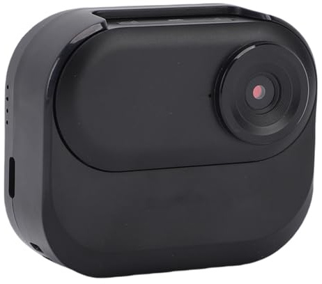 Annadue Mini Body Came CAMERIE, 1080p Magnetic POV Action Camera avec Chargement USB C, 100 Minutes Temps D'enregistrement, pour Le Vélo de Voyages de Voyage Vlogging Camping (Black)