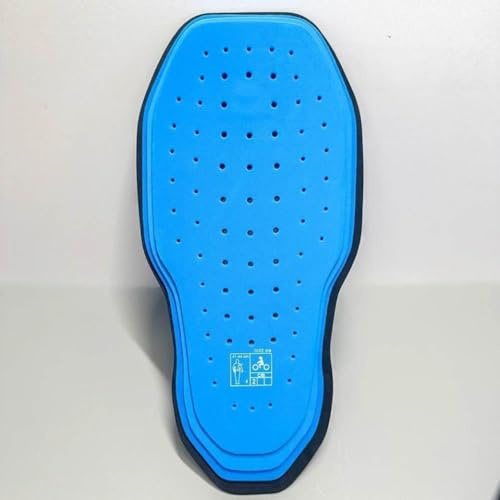 SEESOFT Protector de Pecho Compatible con protección de Armadura Corporal MTB MX para Motocicleta(Back Size 04)