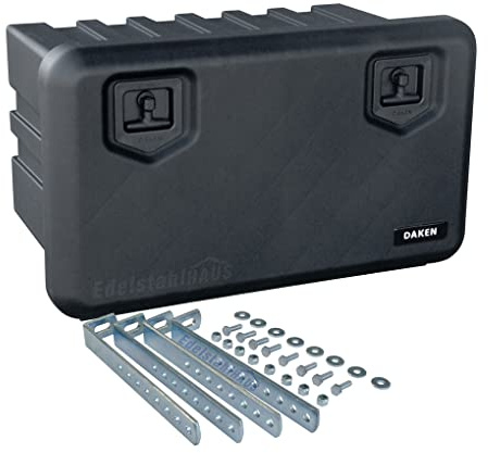 Staukasten Staubox Werkzeugkasten Unterflurkasten Daken ARKA 858 B 858 x H 522 x T 504 mm aus Kunststoff LKW Expeditionsfahrzeug Wohnmobil Anhänger mit Halterung