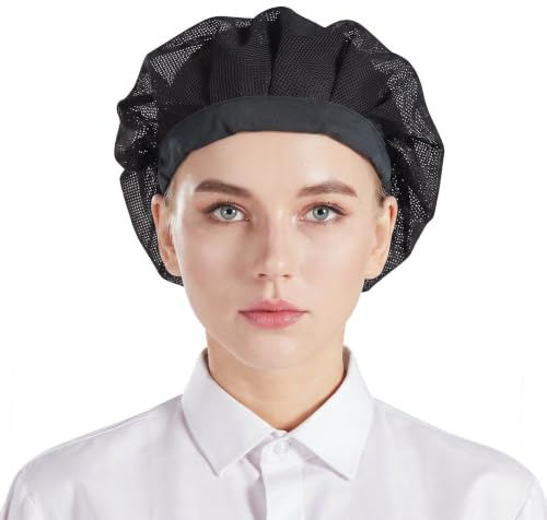 Nanxson Unisex 3 Stück Kochmütze Staubmütze mit einstellbar Kodelzug | Damen Herren waschbar Haarnetz Arbeitsmütze Industrie Werkstatt Hut für Küche, Gastronomie, Hausarbeit