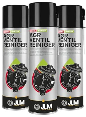 JLM AGR Ventil & Lufteinlass Reiniger Benzin & Diesel 3 x 500ml (1500ml) | 3er Pack