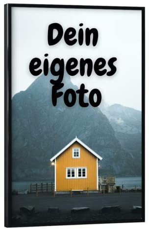 artboxONE Pixum Poster im Kunstoffrahmen schwarz 90 x 60 cm (hoch) eigenes Foto als Poster im Kunststoffrahmen - Personalisierbares Geschenk