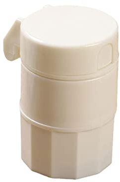 Cortador de píldoras portátil de 4 capas, cortador de píldoras, divisor de tableta, corta trituradora y aplasta vitaminas, almacenamiento de medicamentos y pastillas, estuche J4G6