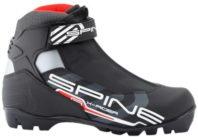 Spine Energy 254 NNN bindung – schwarz – Langlaufschuhe für fortgeschrittenes Niveau – Kombi-Schuh, Welcher Beste Voraussetzungen für beiden Lauftechniken (Klassisch oder Skating) bietet (EU 39)