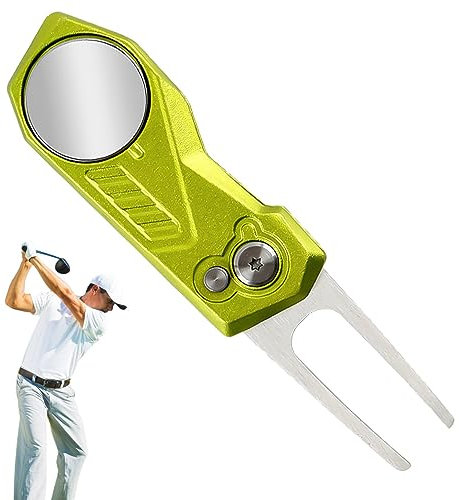 HAMIL Pitchgabeln aus Metall - Pop-up Robuste grüne Golf-Divot-Reparaturgabel | Golf Green Zubehör für Golf für Golfplatz, Golfwettbewerb, Golfschläger, Golftrainingsgelände