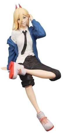 NINJAMO Chainsaw Anime Man Chain Power Noodle Stopper Collectible Figure 5.5 in