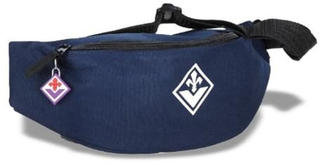 Marsupio Unisex Fiorentina Con Cintura Regolabile Logo Nuovo Doppio Scomparto Ufficiale
