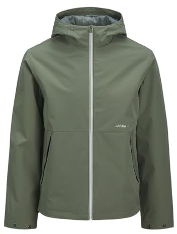 Jack & Jones Jjadam Light Veste à capuche pour homme, vert agave, taille L, Agave Green, L