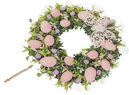 TOPBATHY Ostern Urlaub Home Decor Front Tür Hängen Kranz Ostern Kranz Frühling Decor Realistische Handwerkskunst