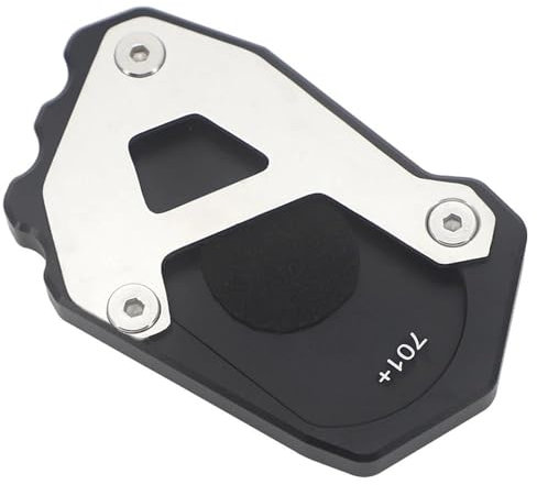 DTASMBD Motorrad-Seitenständer-Verlängerungs-Stützpolster Für R1250 GS ADV R 1200GS LC R 1200 GS Fuß-Ständer-Verlängerungsplatte Seitenständerunterlag(Schwarz)
