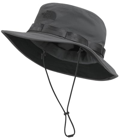The North Face Class V Brimmer, Anthracite Grey, Small | Lightweight Summer Bucket Hat for Men & Women, UPF 40+ Protection, Chin Strap