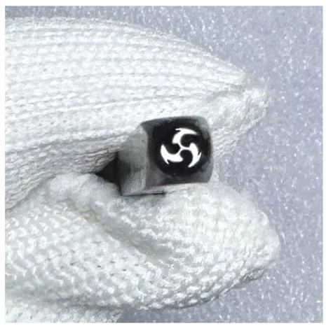 CYHTYM Schlagzahlen 3 mm Metallstempel-Design-Stempelwerkzeug, für Schnitzen von Gürteln, Geldbörsen, Armbändern, Schlüsseln, Anhängern, 21 Muster(Pattern 8)